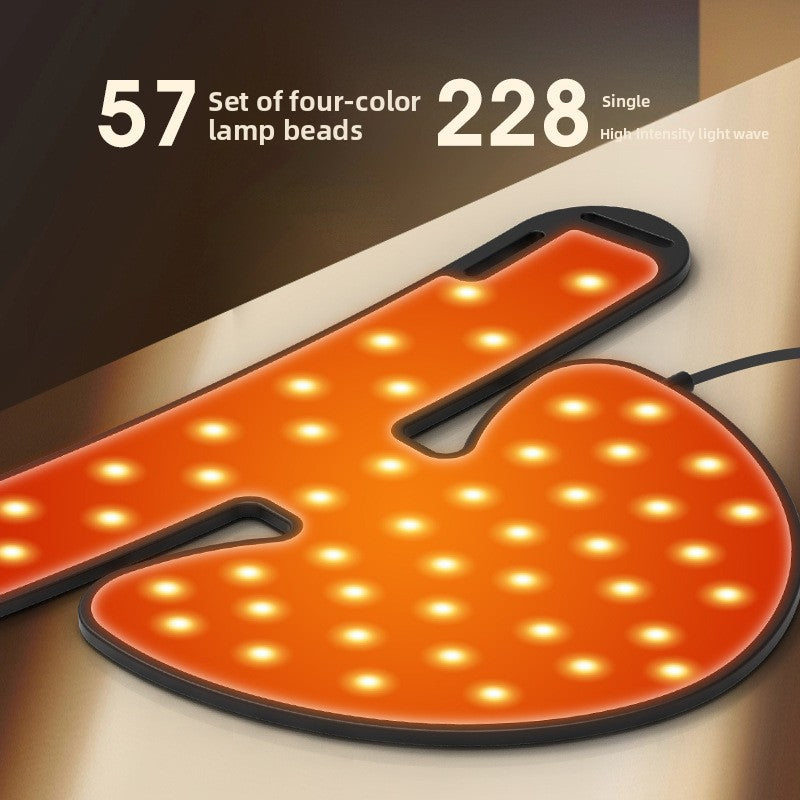 LED Face & Neck Beauty Mask — Red & Blue Light Therapy for Glowing, Clear, Youthful Skin
