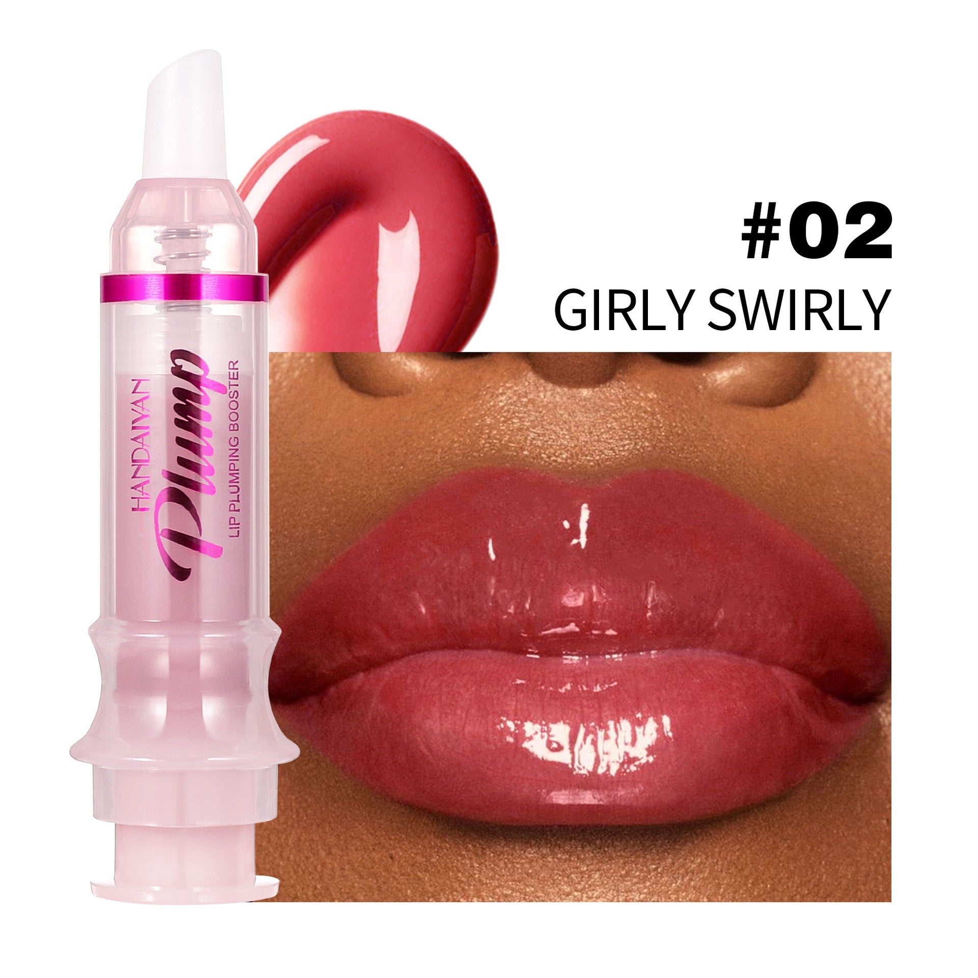 Moisturizing Lip Plumping Gloss — Precision Needle Tip, Vibrant Color & Fuller Lips