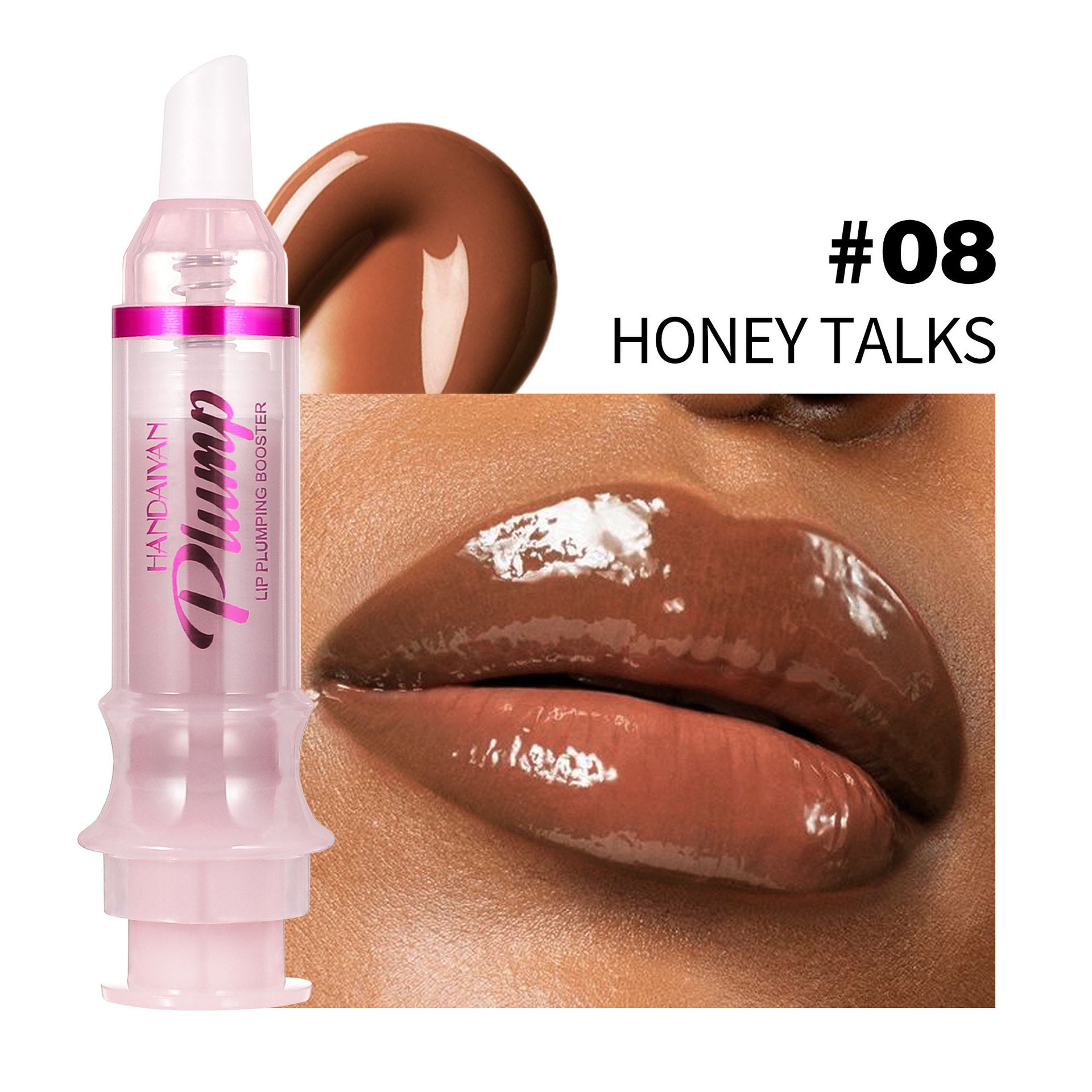 Moisturizing Lip Plumping Gloss — Precision Needle Tip, Vibrant Color & Fuller Lips