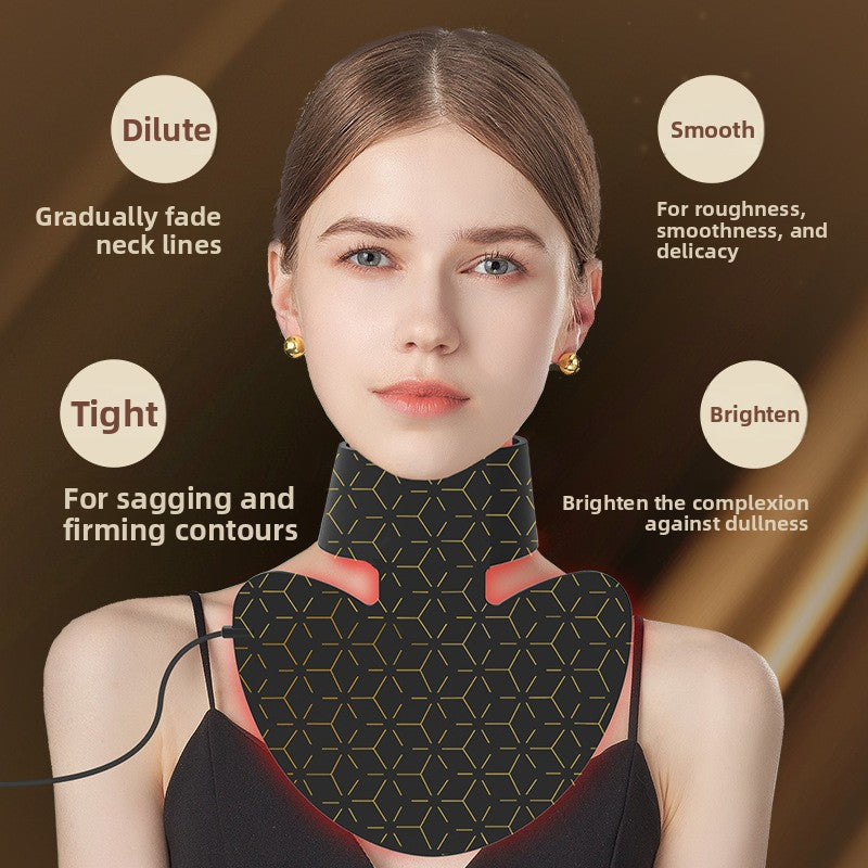 LED Face & Neck Beauty Mask — Red & Blue Light Therapy for Glowing, Clear, Youthful Skin
