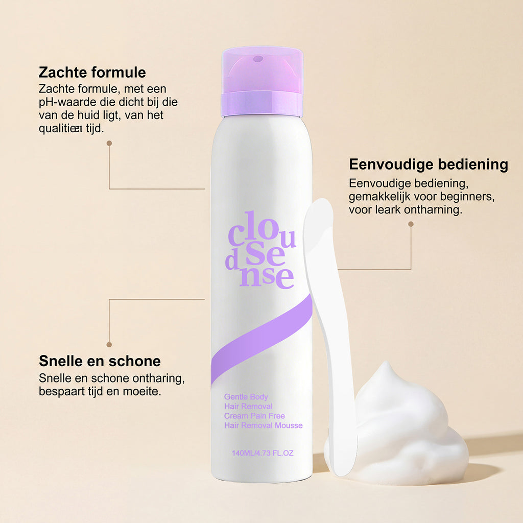 Painless Hair Removal Mousse — Smooth Skin in Minutes, Gentle for Sensitive Skin