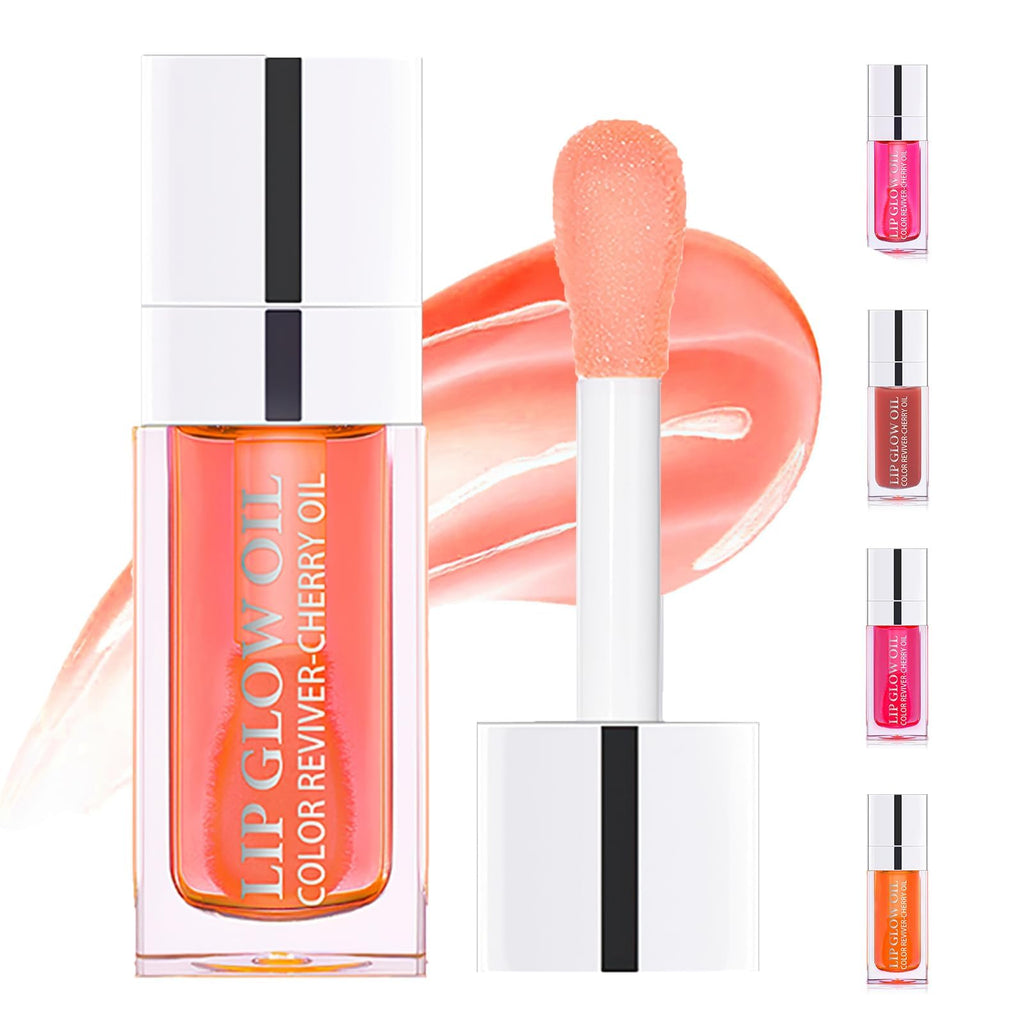 Hydrating Lip Glow Oil – Natural Plumping Lip Gloss for Fuller Lips