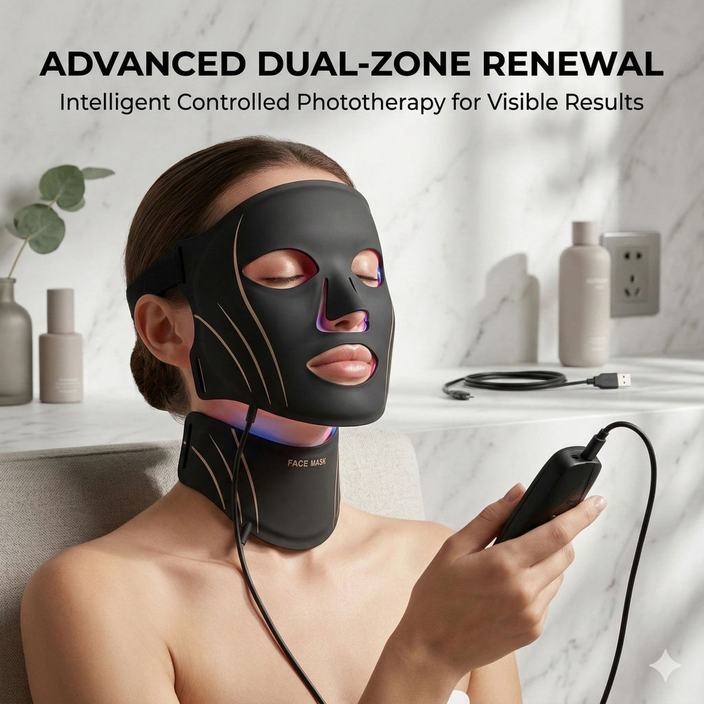LED Photon Therapy Face Mask — Anti-Aging, Acne & Skin Rejuvenation at Home