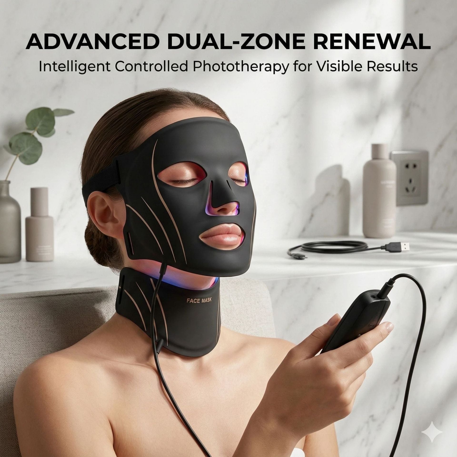 LED Photon Therapy Face Mask — Anti-Aging, Acne & Skin Rejuvenation at Home
