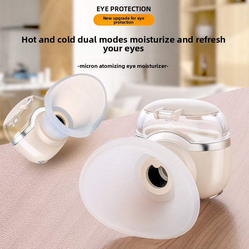 Hot & Cold Eye Compress with Moisturizing Mist — Soothe Tired, Puffy Eyes Instantly