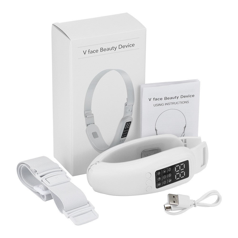 EMS Microcurrent Facial Lifting Device — V-Shape Jawline, Firm & Contour at Home