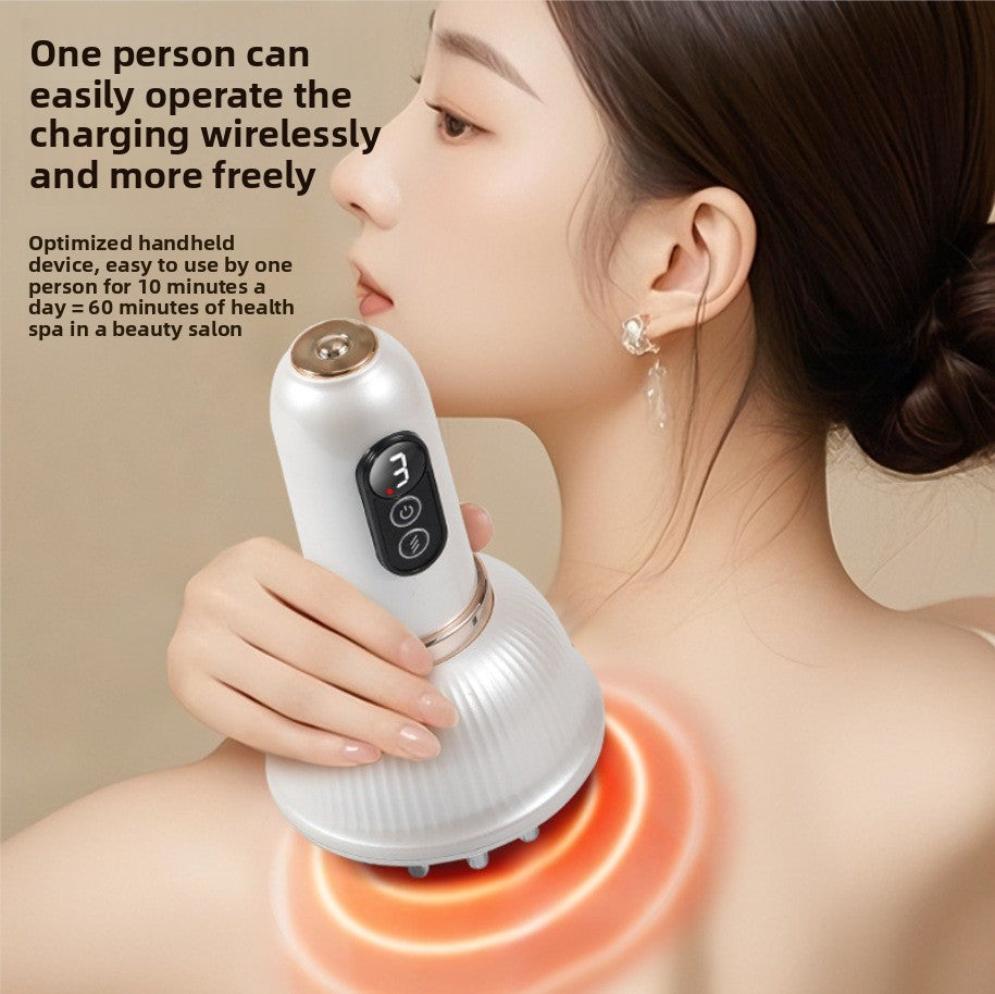 Electric Gua Sha Device with Red Light Therapy — Sculpt, Lift & Depuff at Home