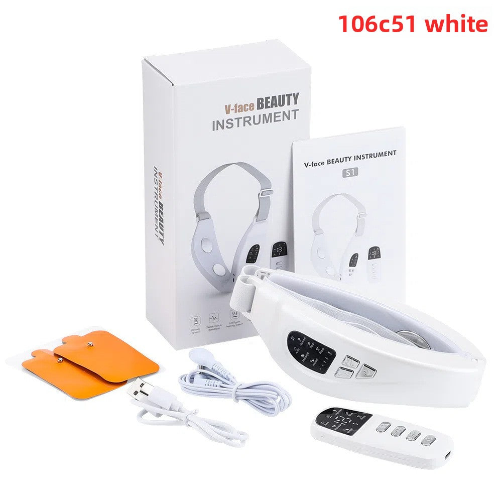 EMS Microcurrent Facial Toning Device — V-Shape Lift, Multi-Color LED & Full Body Use