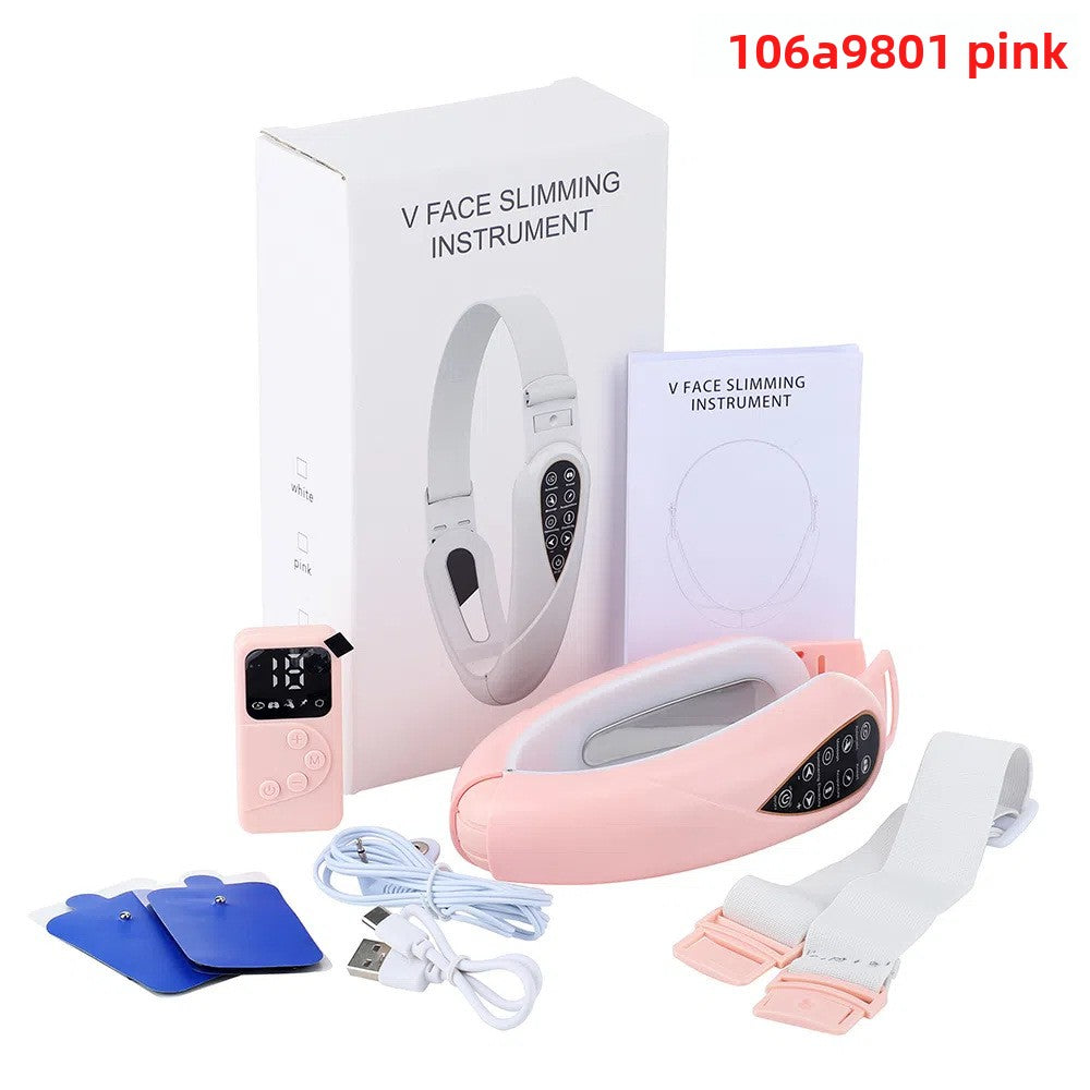 EMS Microcurrent Facial Toning Device — V-Shape Lift, Multi-Color LED & Full Body Use
