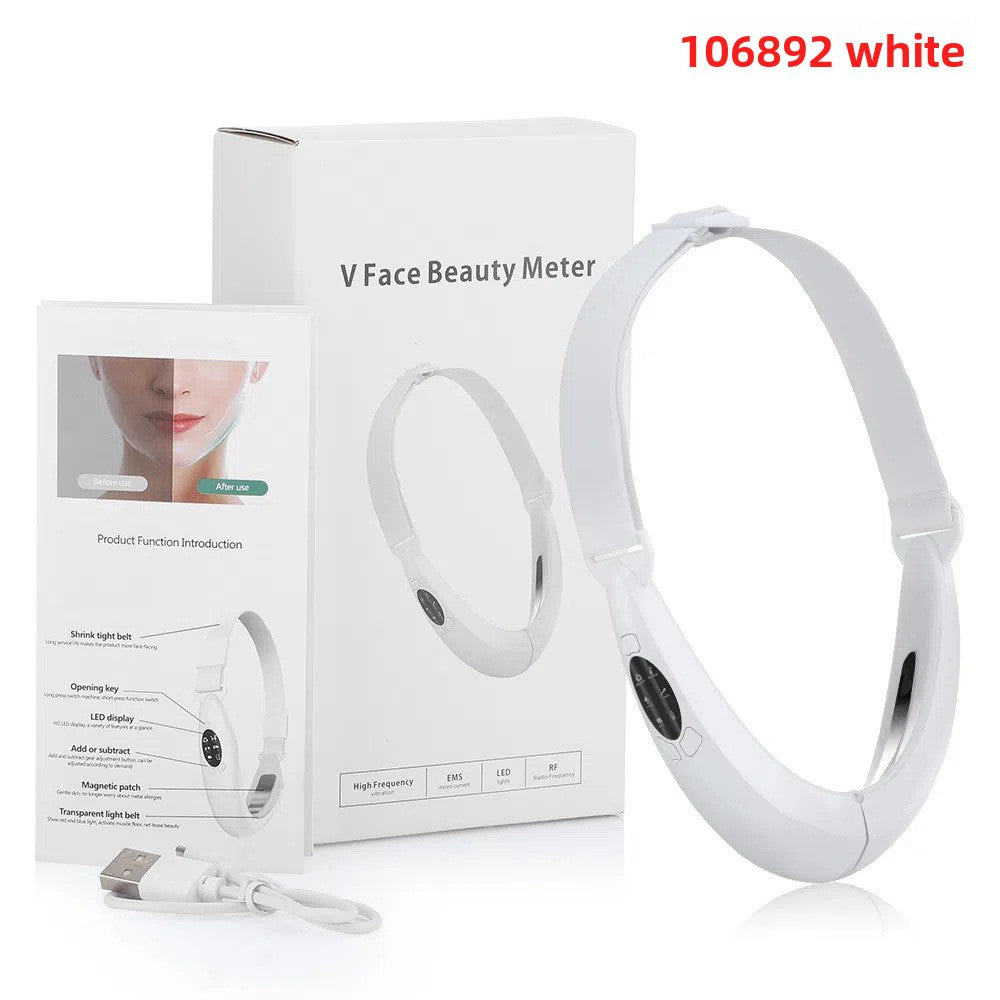 EMS Microcurrent Facial Toning Device — V-Shape Lift, Multi-Color LED & Full Body Use