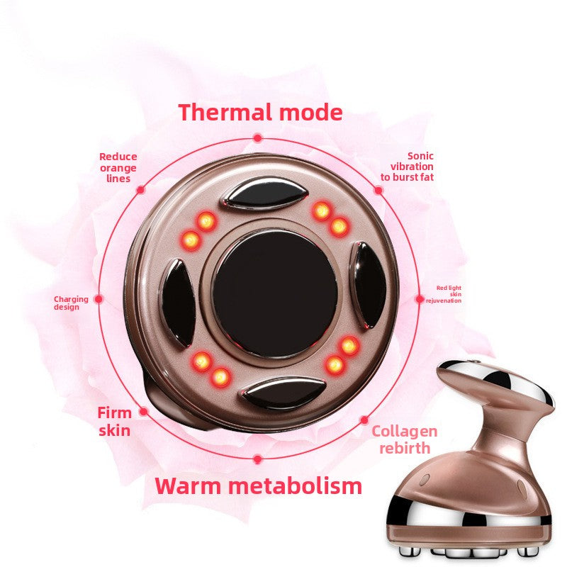 Ultrasonic Red Light Beauty Massager — Sculpt, Lift & Glow at Home