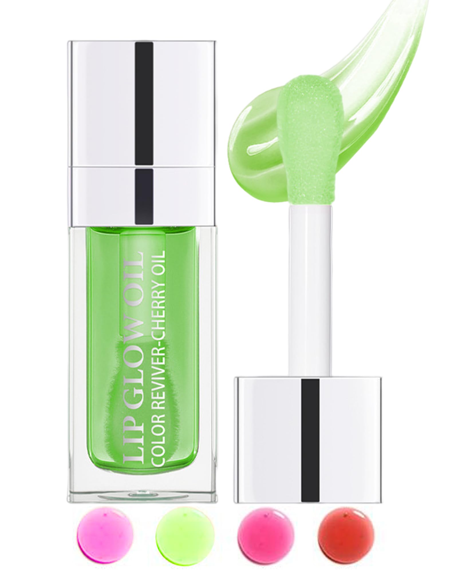 Tinted Lip Glow Oil – Hydrating Plumping Lip Gloss for Dry Lips