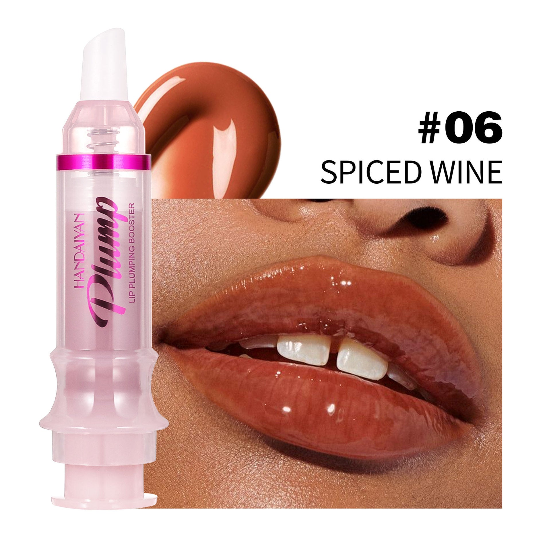 Moisturizing Lip Plumping Gloss — Precision Needle Tip, Vibrant Color & Fuller Lips