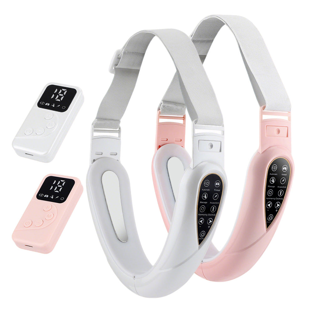 EMS Microcurrent Facial Toning Device — V-Shape Lift, Multi-Color LED & Full Body Use
