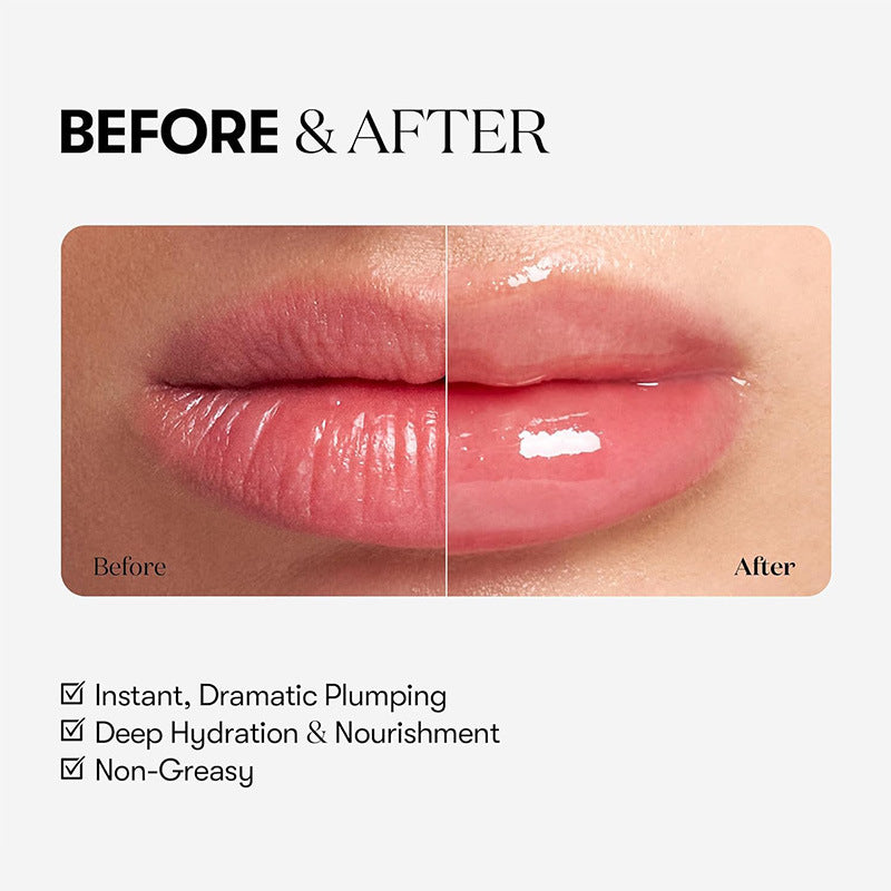 Hydrating Lip Plumping Gloss — Nourishing Honey Formula for Soft, Fuller Lips