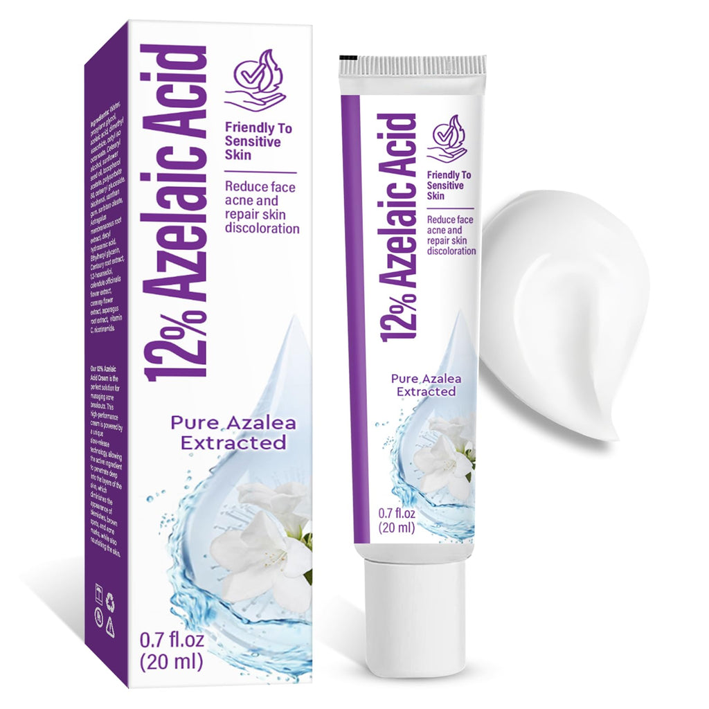 Azelaic Acid 12% Facial Serum – Redness Relief with Hyaluronic Acid & Niacinamide