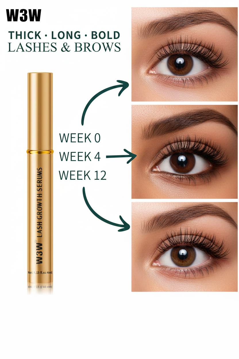 Lash Growth Serum - Brown Skin Model